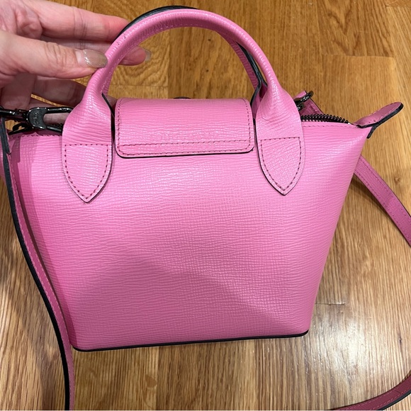 LONGCHAMP Le Pliage Cuir Small Leather Satchel Crossbody bag - Picture 4 of 10